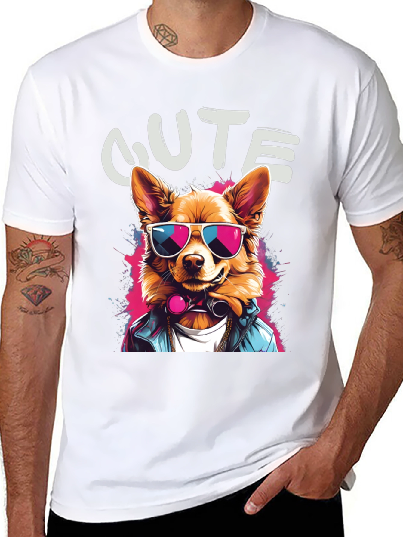 Cool Dog T-Shirt - Cute Graphic Tee