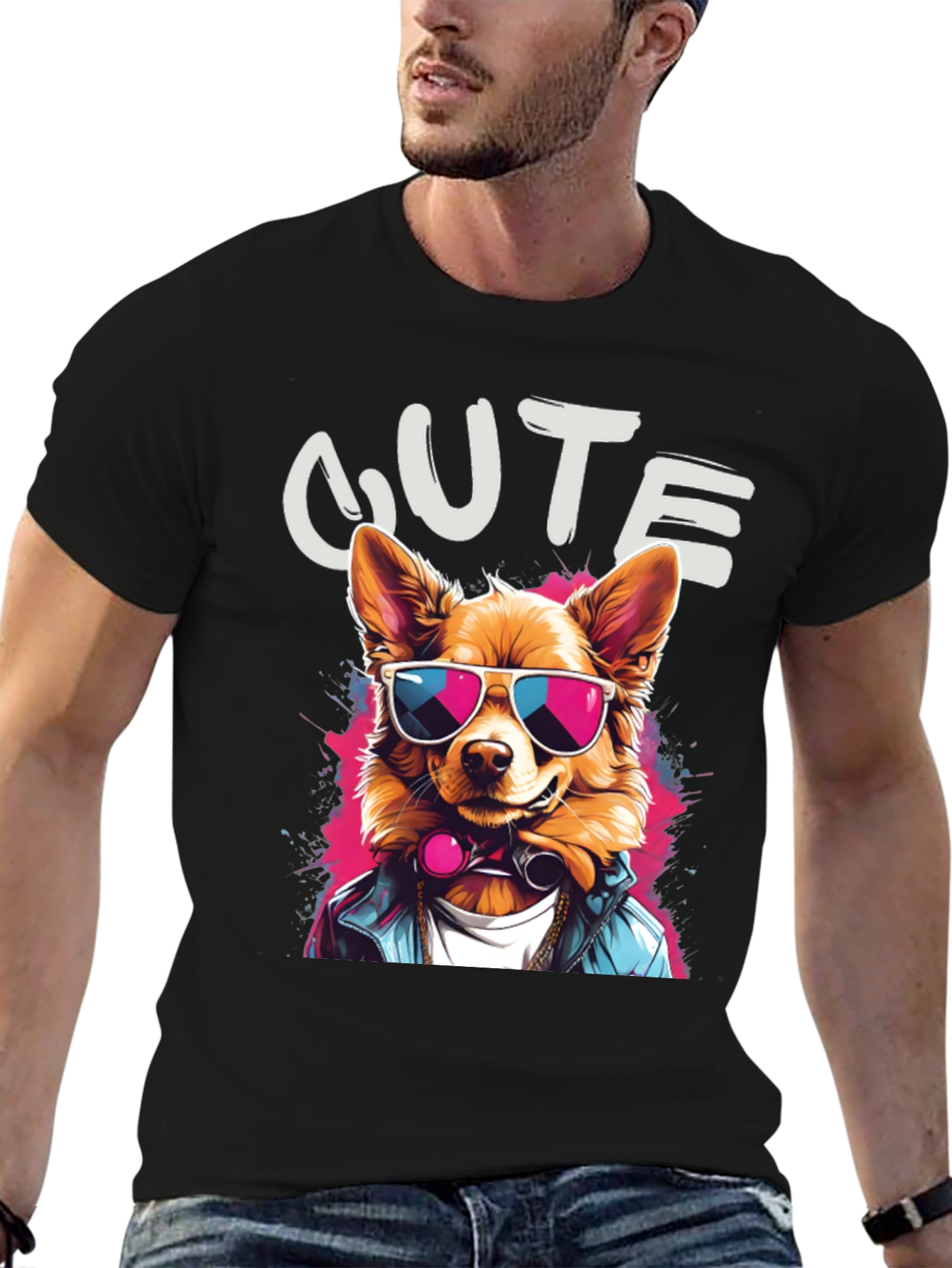 Cool Dog T-Shirt - Cute Graphic Tee