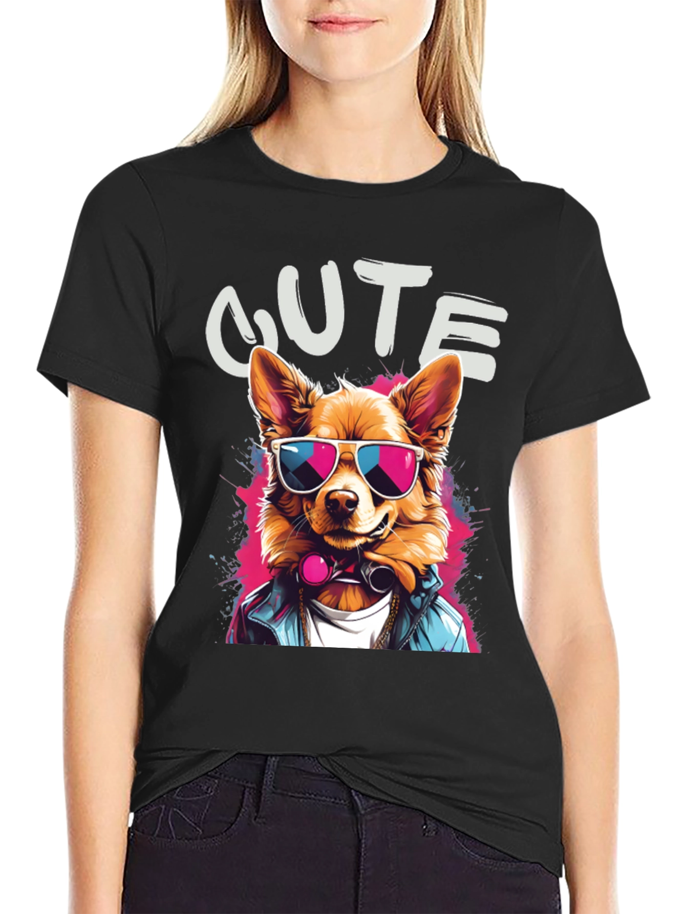 Cool Dog T-Shirt - Cute Graphic Tee