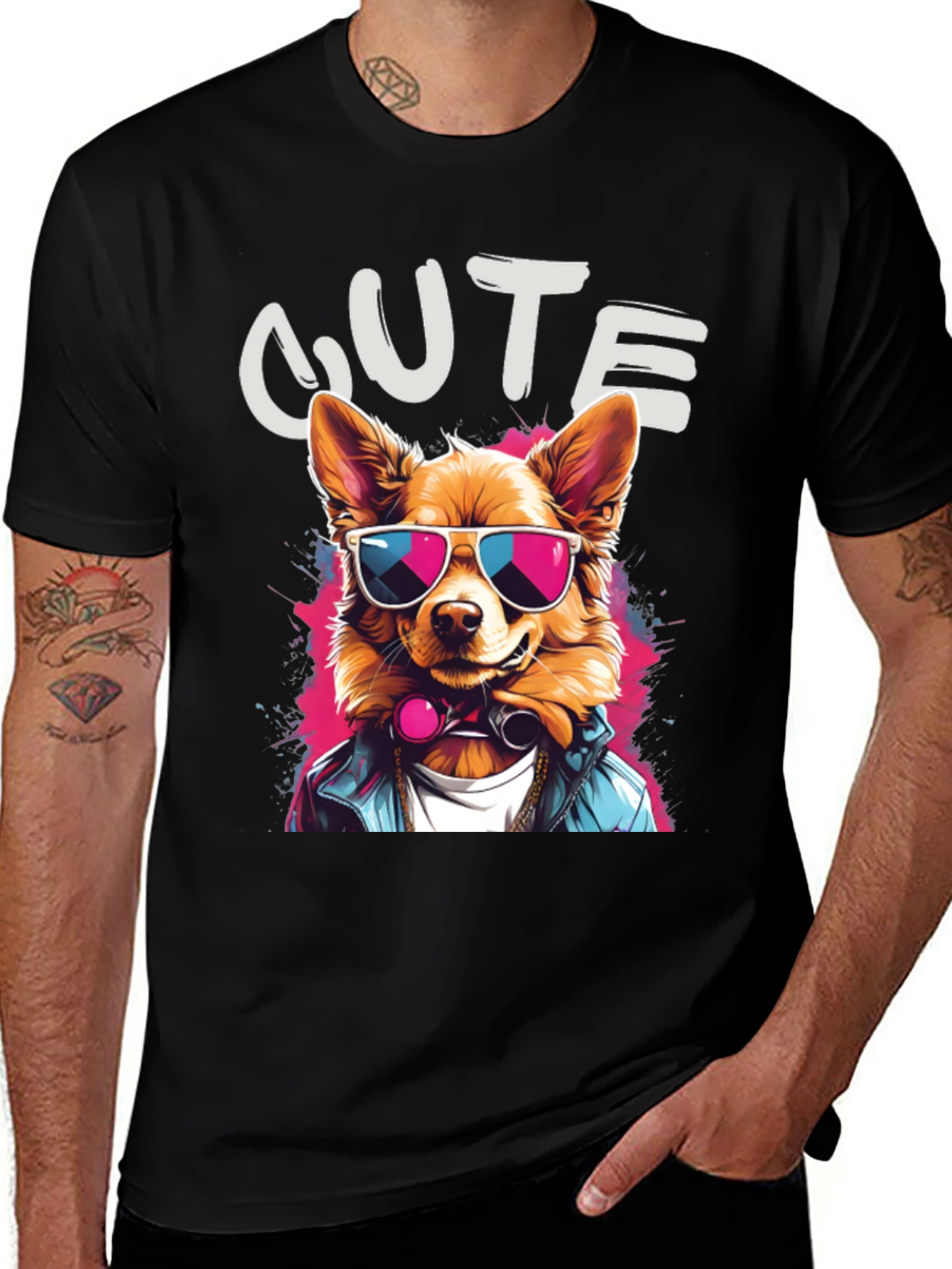 Cool Dog T-Shirt - Cute Graphic Tee