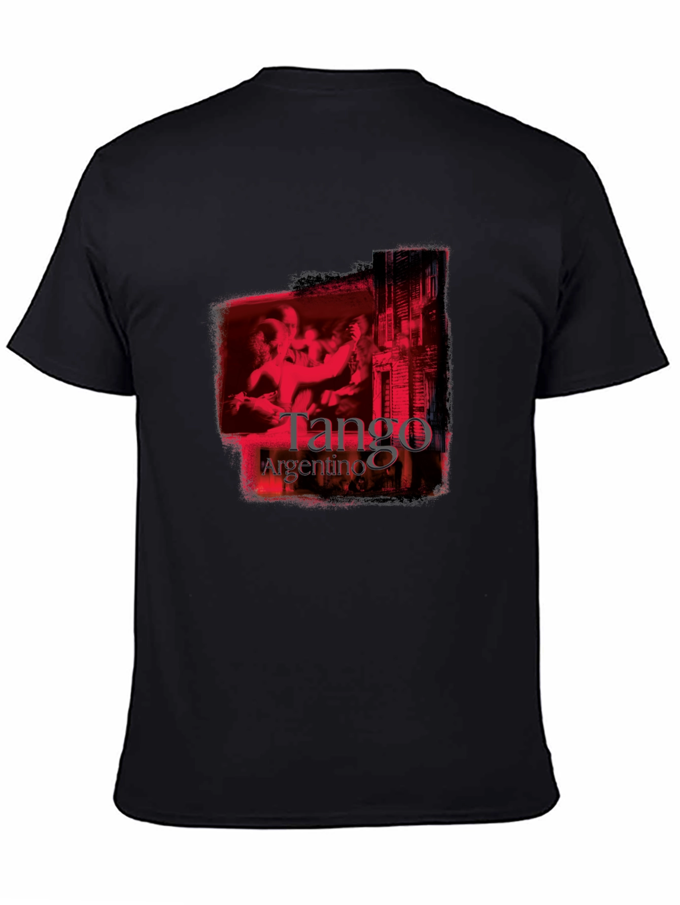 Argentine Tango Graphic Tee - Bold Black Shirt