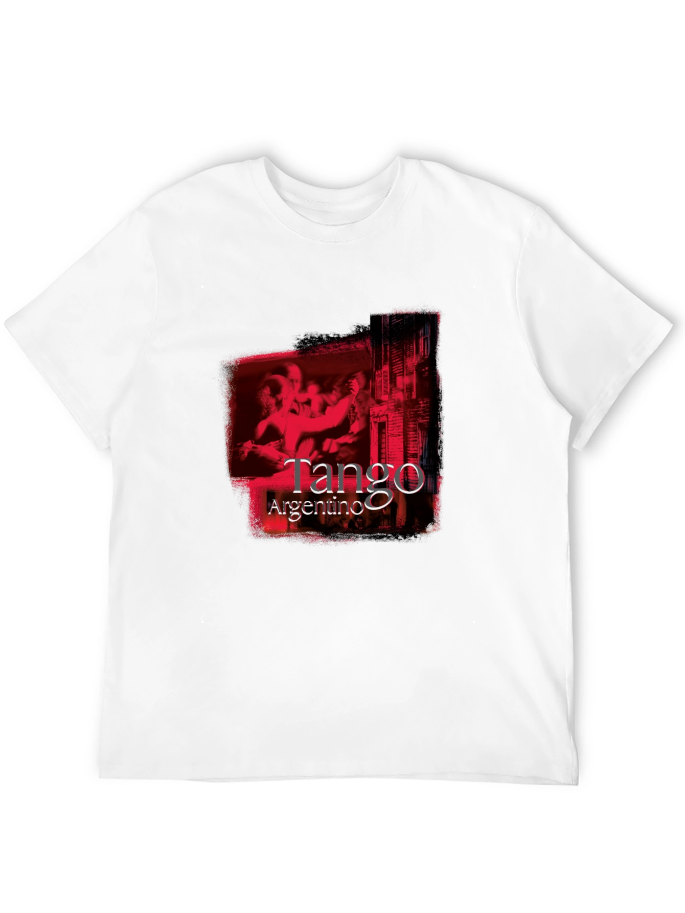 Argentine Tango Graphic Tee - Bold Black Shirt