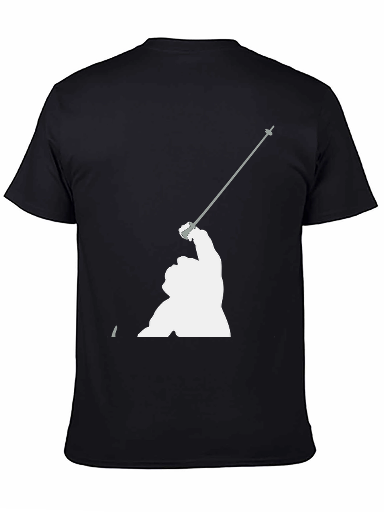 Fencing Graphic T-Shirt - Sporty Black Tee