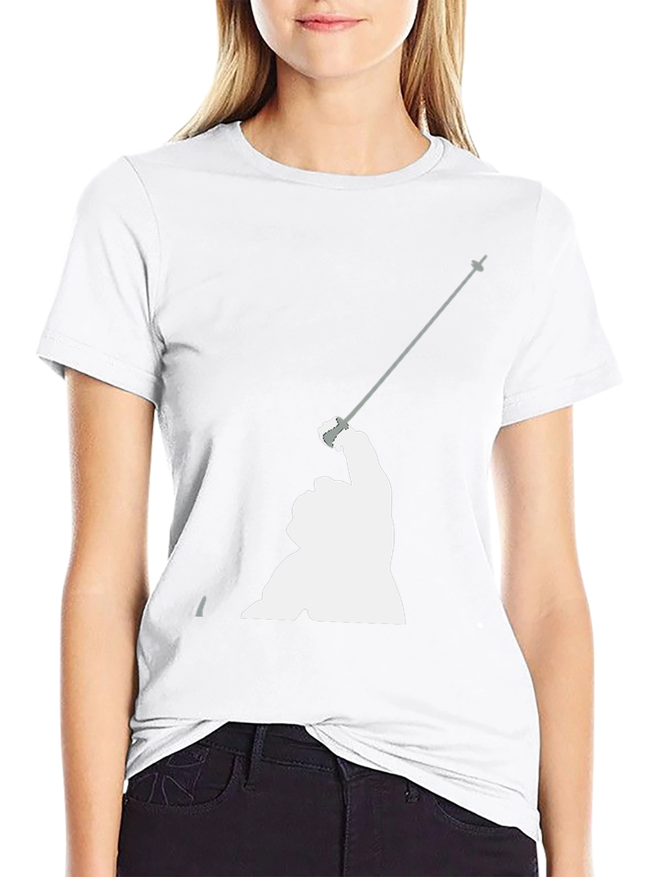 Fencing Graphic T-Shirt - Sporty Black Tee