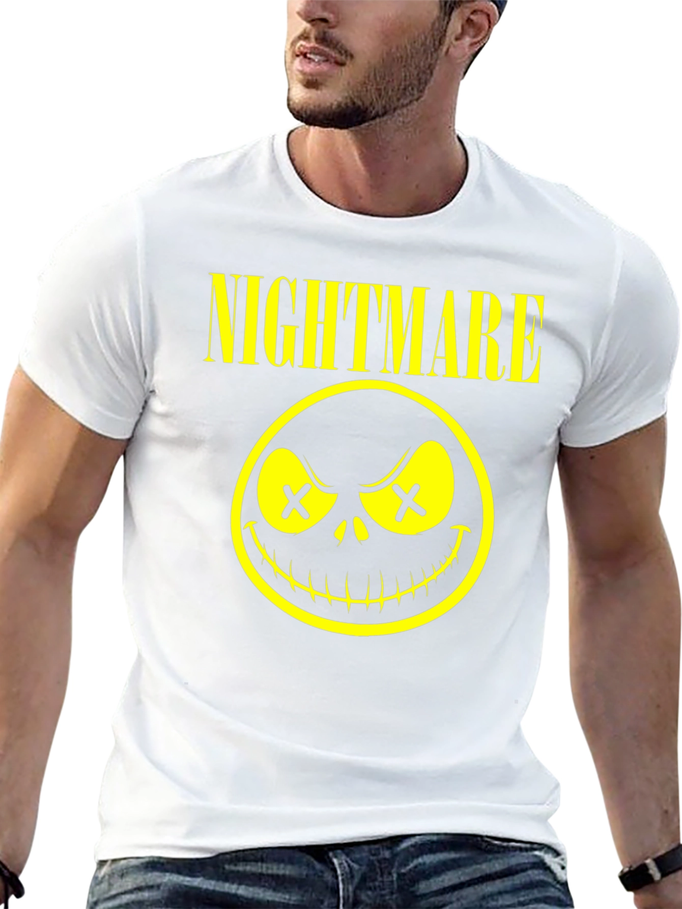 Nightmare Graphic T-Shirt - Black Cotton Tee