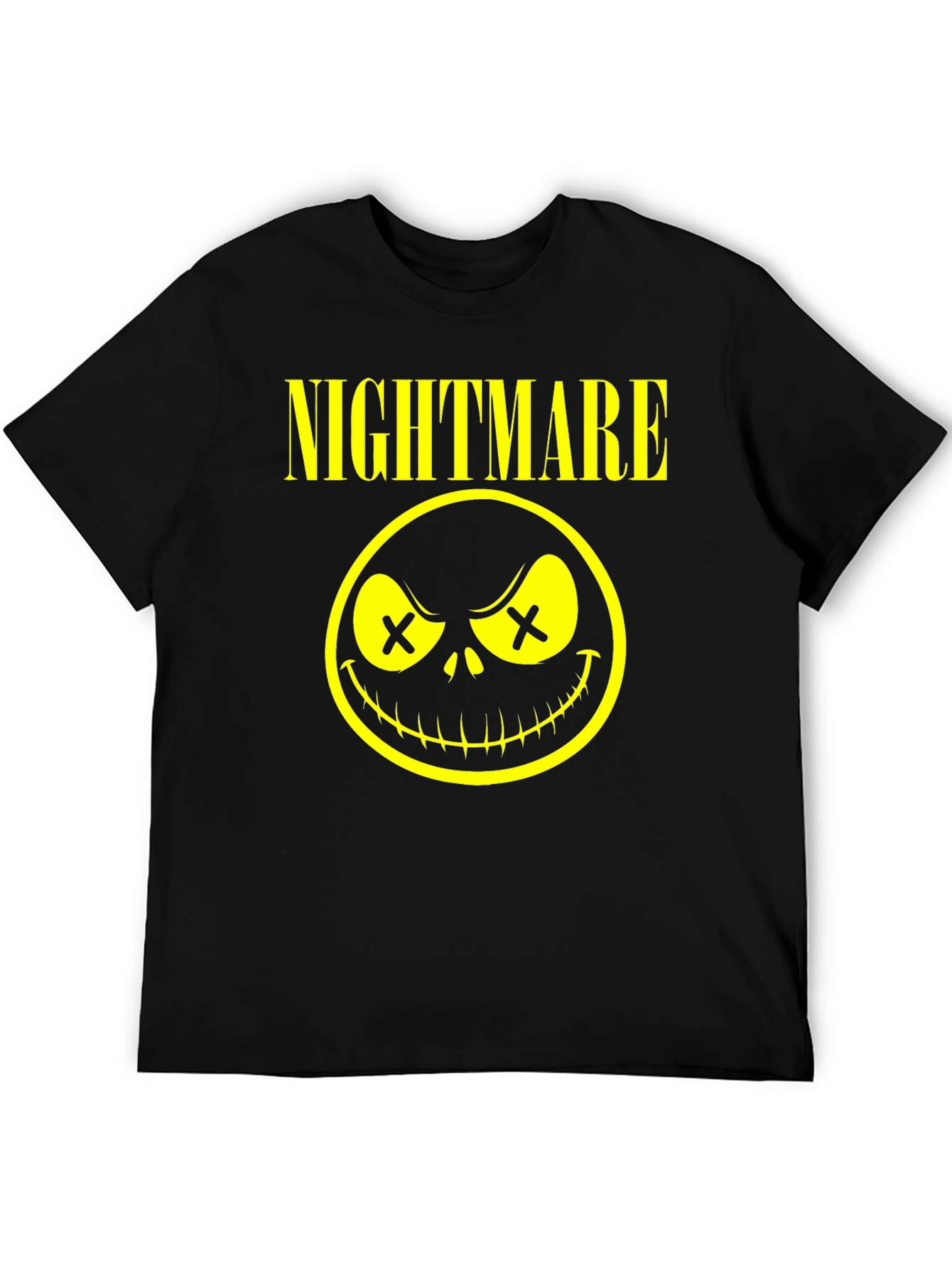 Nightmare Graphic T-Shirt - Black Cotton Tee