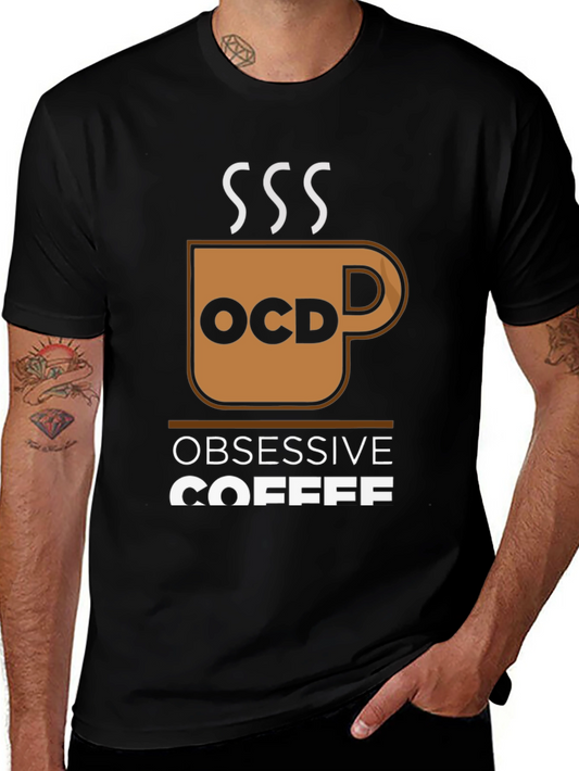Obsessive Coffee Disorder Black T-Shirt