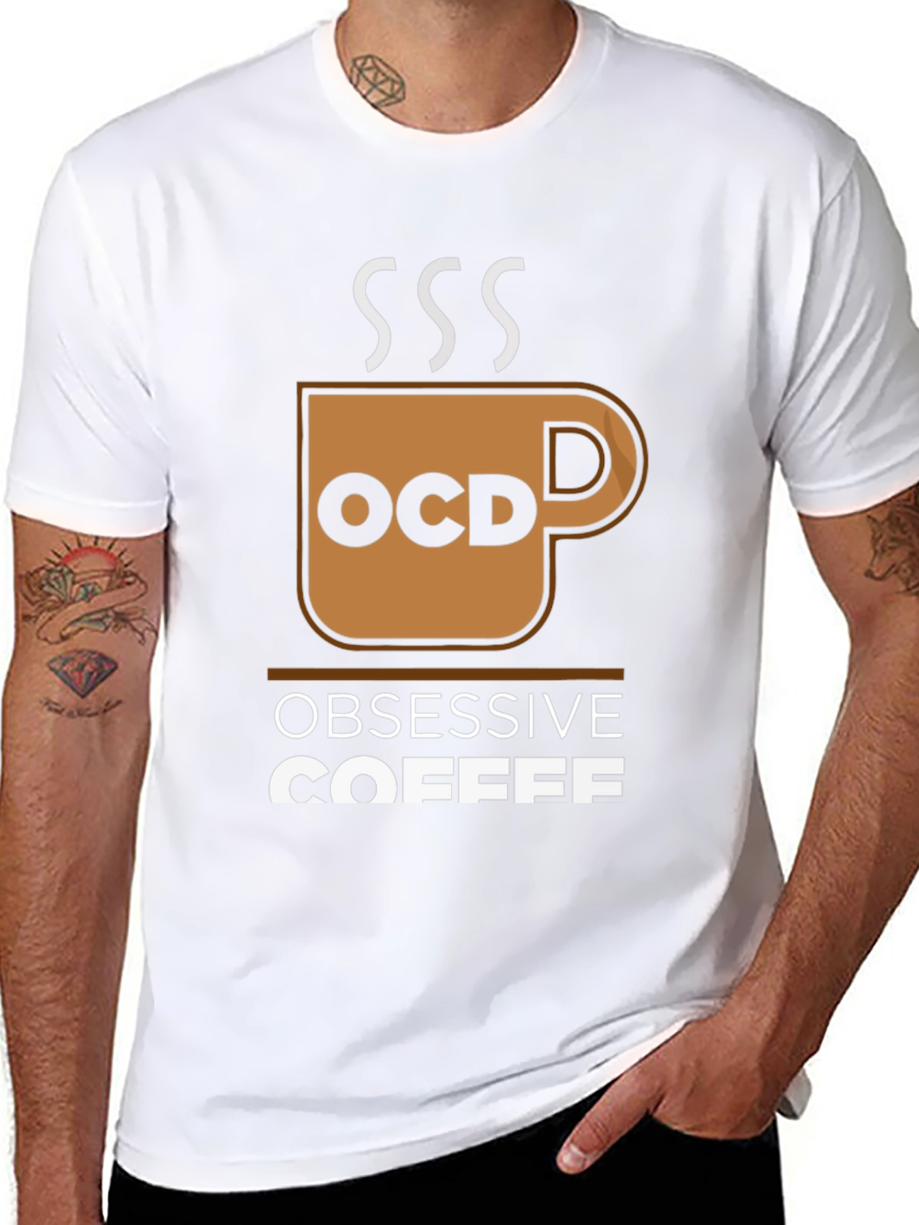 Obsessive Coffee Disorder Black T-Shirt