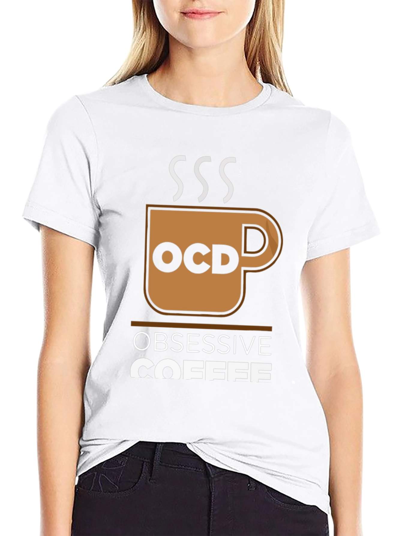 Obsessive Coffee Disorder Black T-Shirt