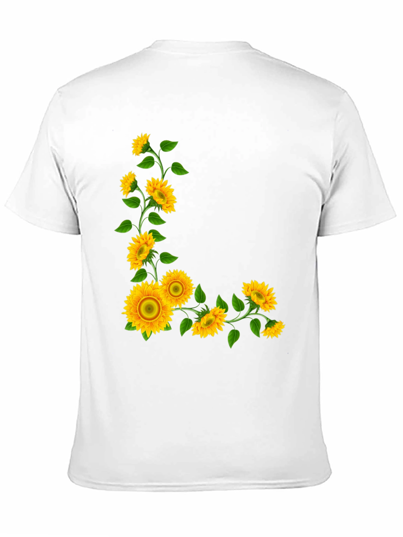 Sunflower Graphic Tee - Black Casual T-Shirt