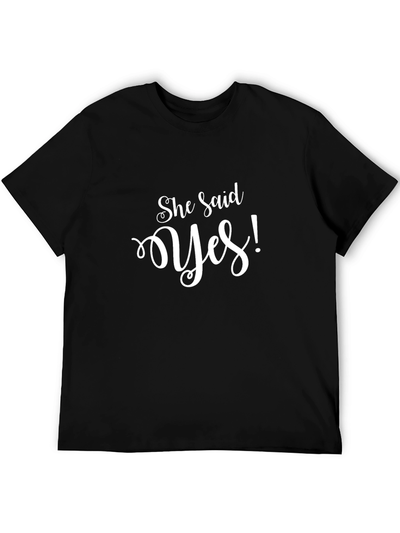 She Said Yes T-Shirt - Engagement Announcement Tee