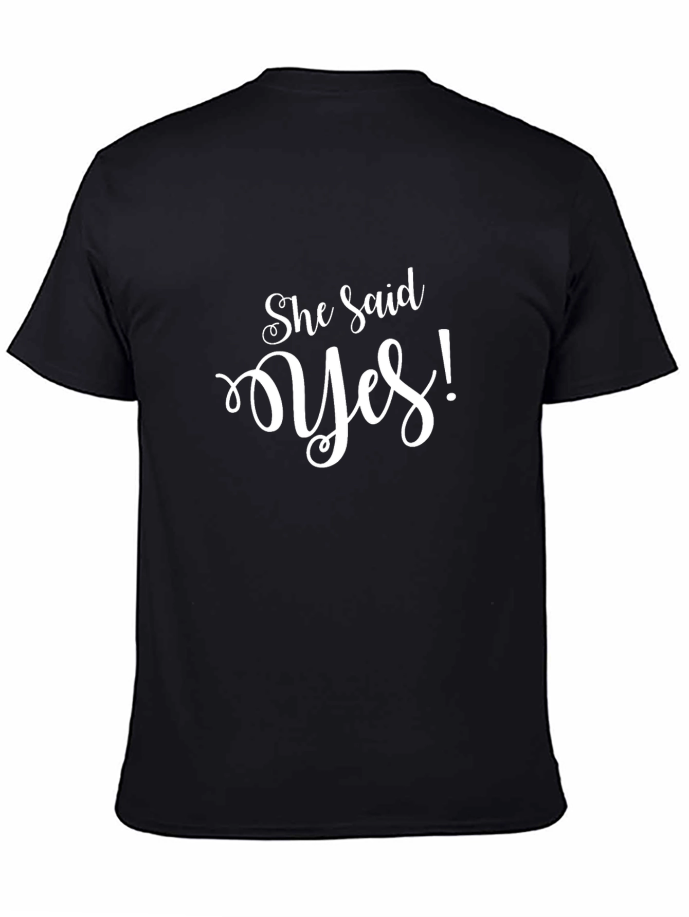 She Said Yes T-Shirt - Engagement Announcement Tee