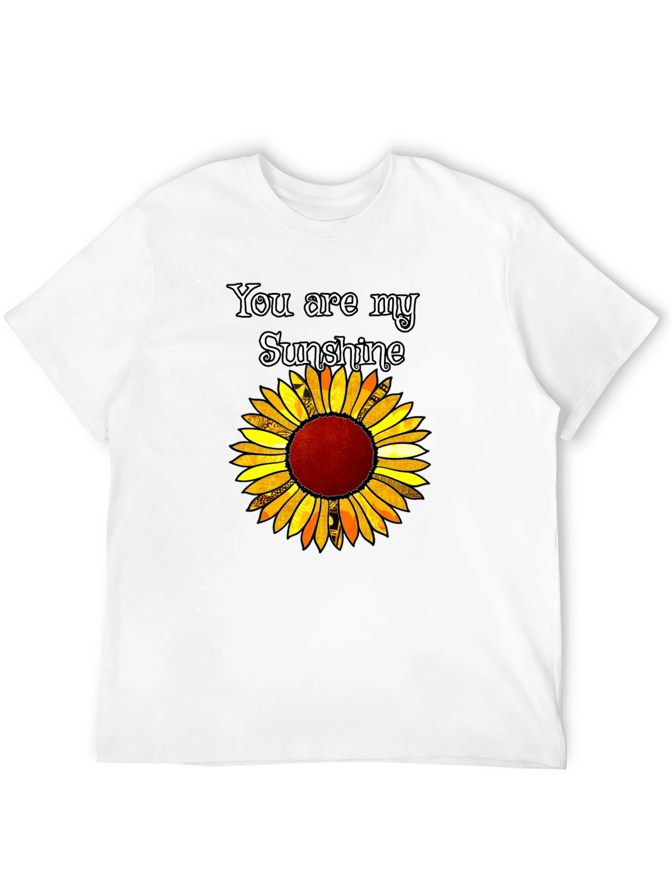 You Are My Sunshine Sunflower Graphic T-Shirt