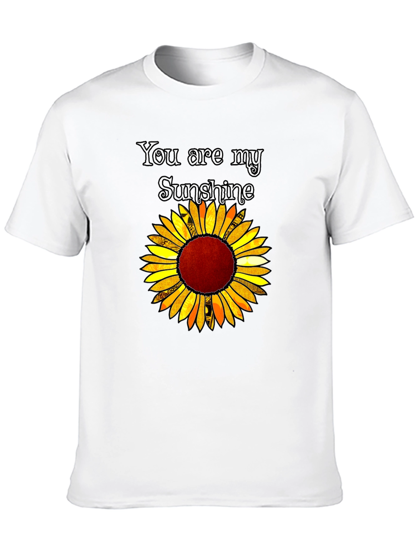 You Are My Sunshine Sunflower Graphic T-Shirt