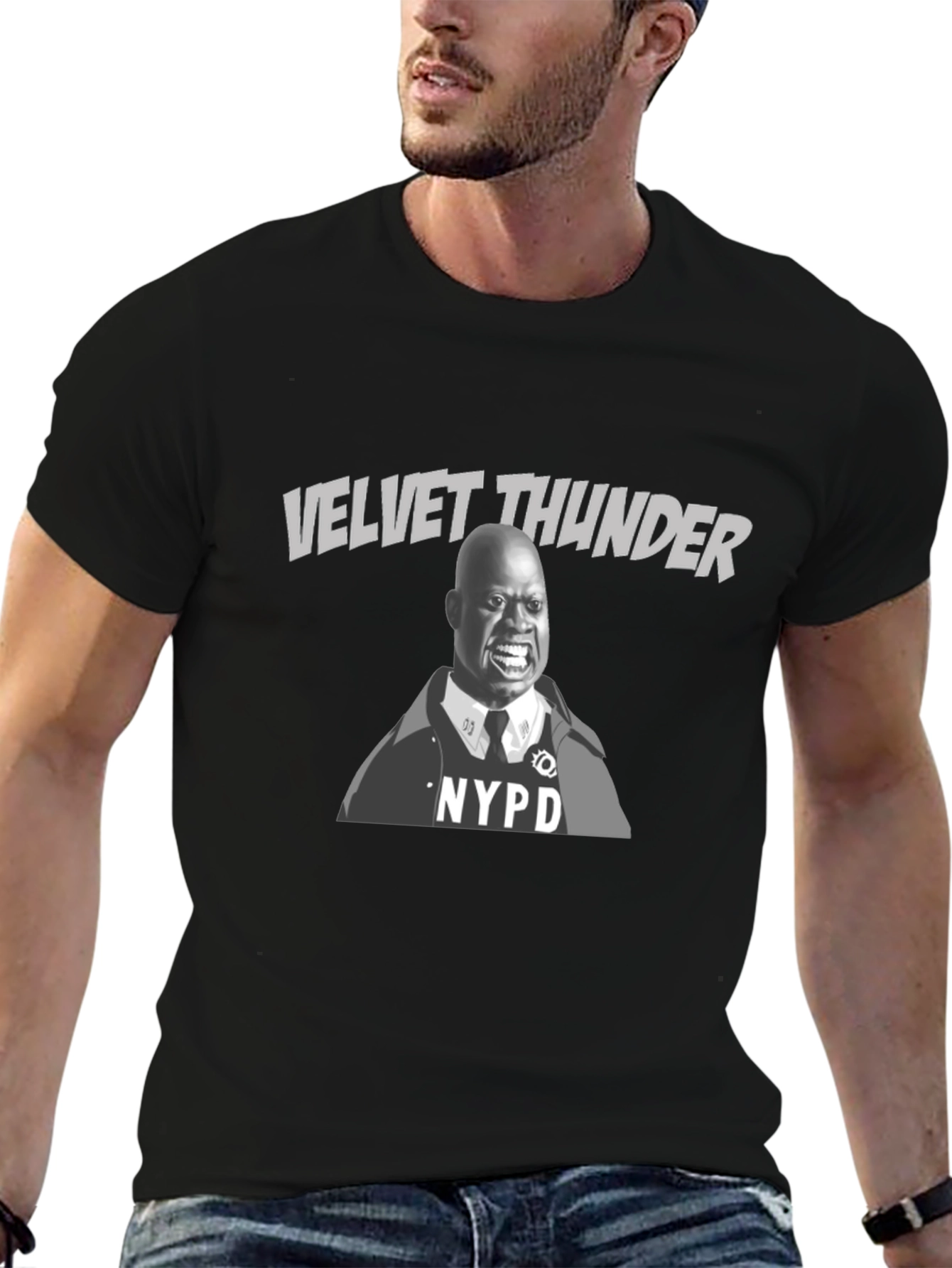Velvet Thunder NYPD Graphic T-Shirt