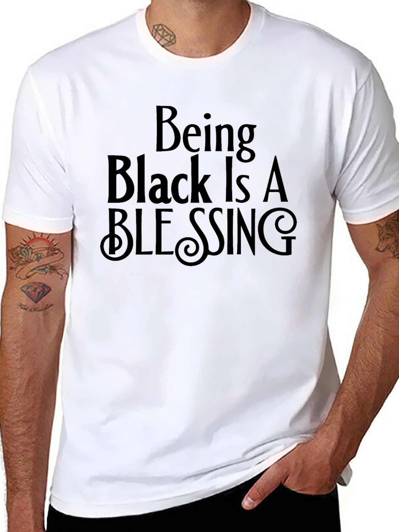 Being Black Is A Blessing Graphic T-Shirt