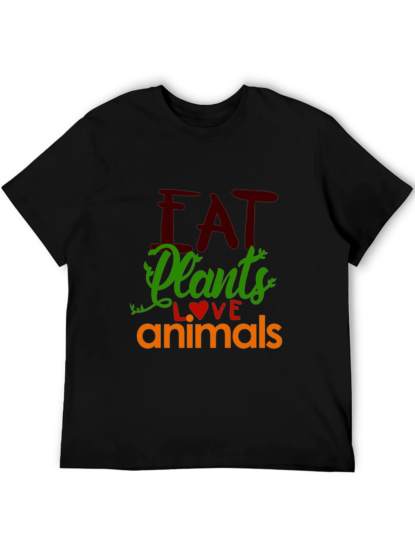 Eat Plants Love Animals Graphic Tee