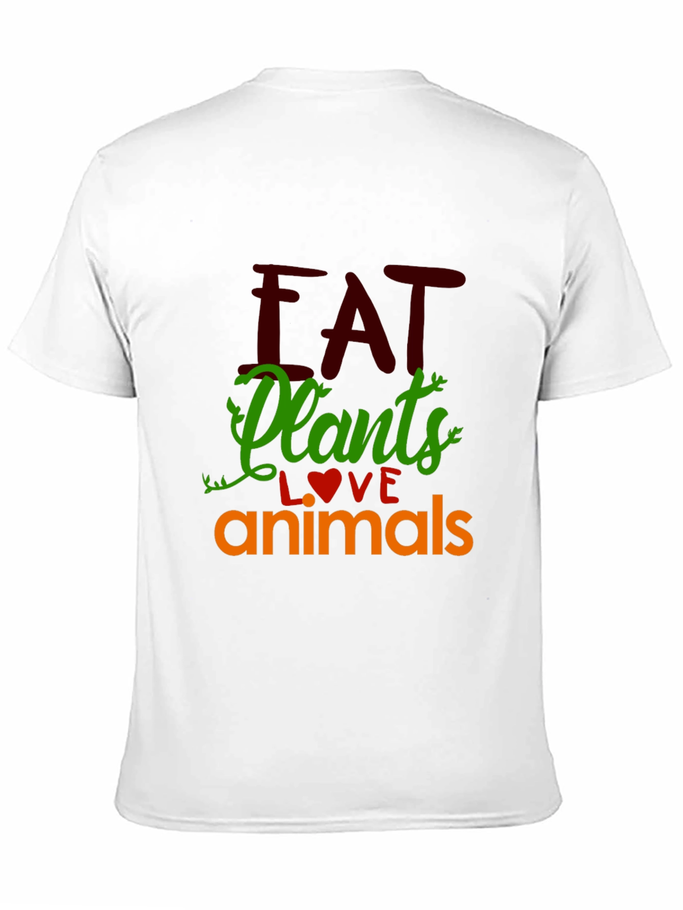 Eat Plants Love Animals Graphic Tee