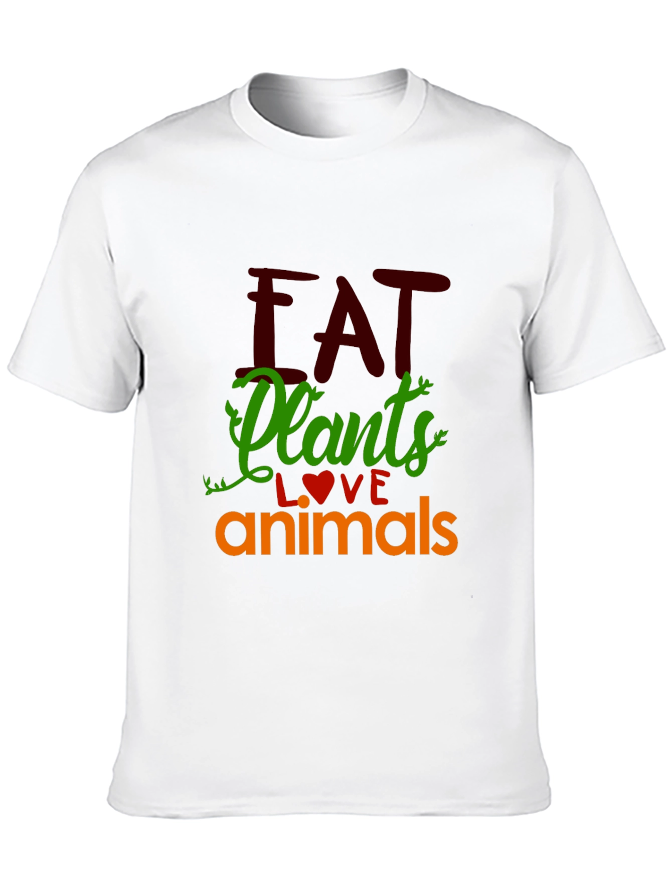 Eat Plants Love Animals Graphic Tee