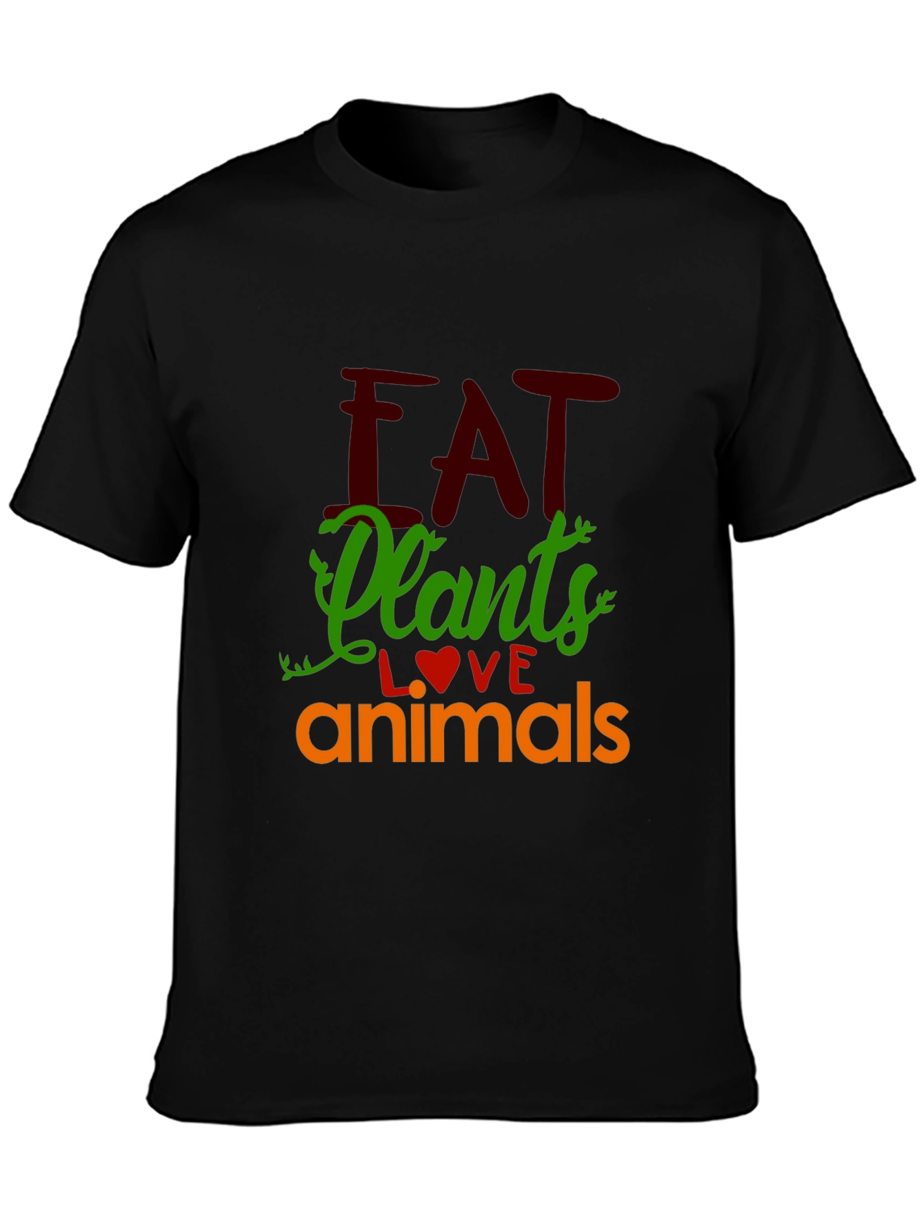 Eat Plants Love Animals Graphic Tee