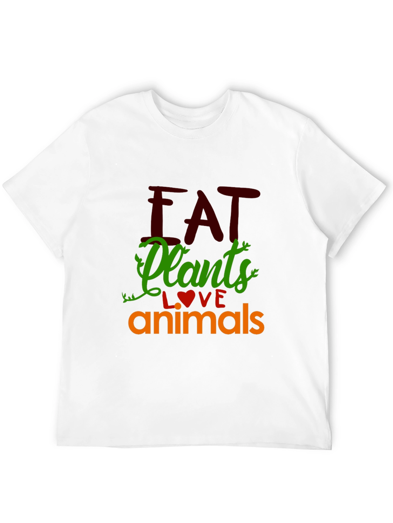 Eat Plants Love Animals Graphic Tee