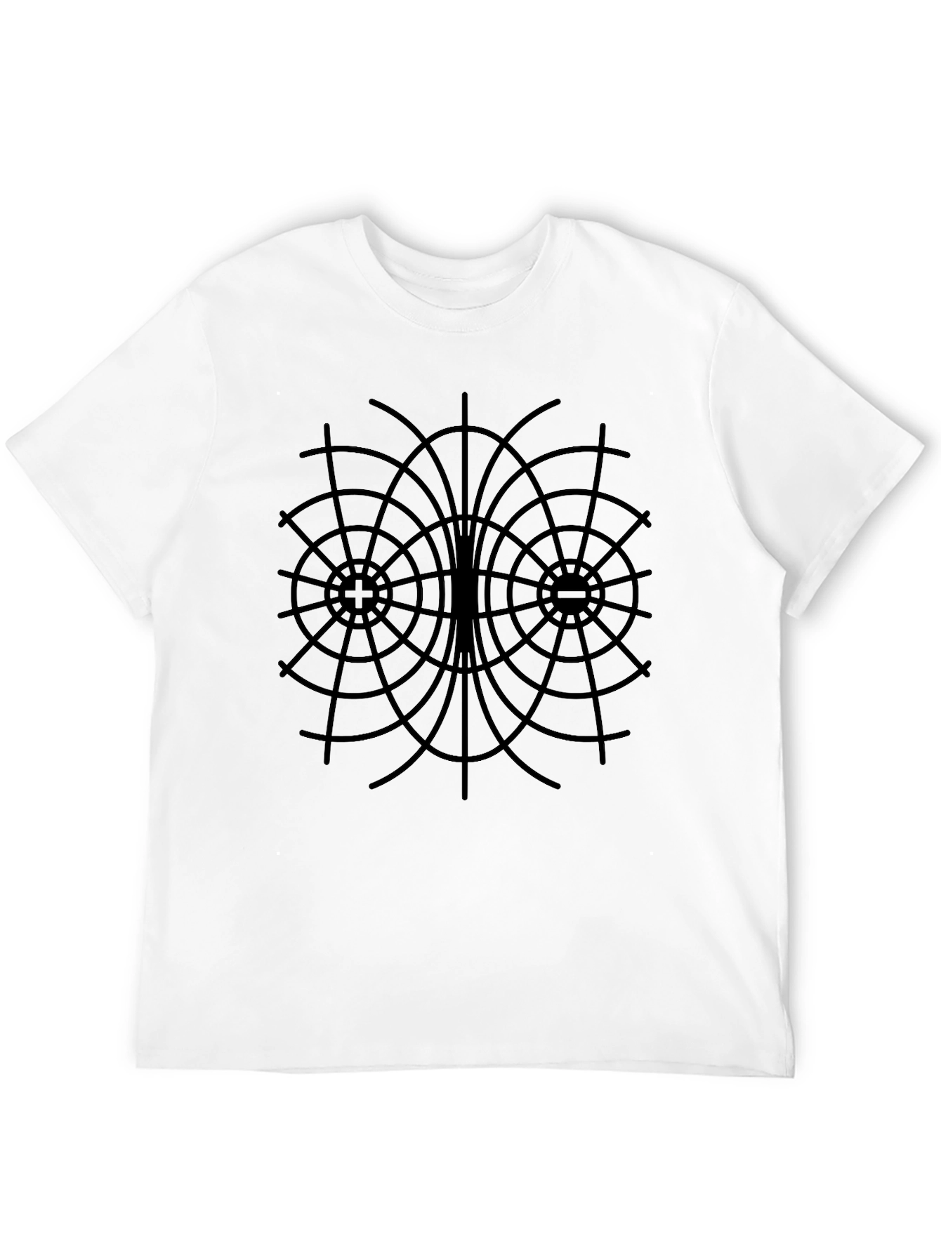 Physics Field Lines T-Shirt - Science Tee