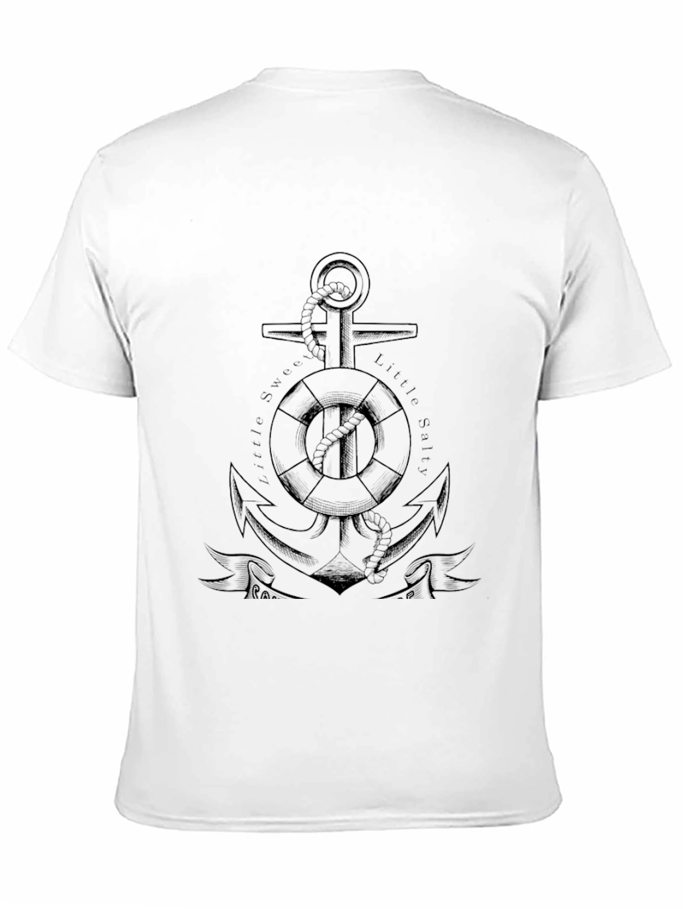Anchor Graphic Mens Black T-Shirt