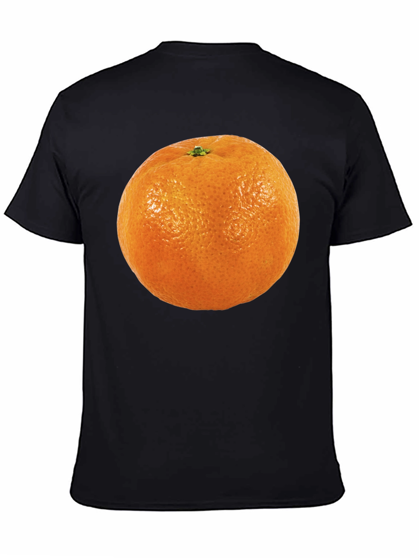 Orange Fruit Graphic T-Shirt - Casual Cotton Tee