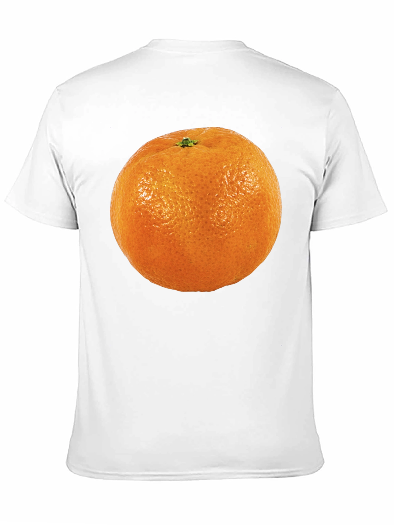 Orange Fruit Graphic T-Shirt - Casual Cotton Tee