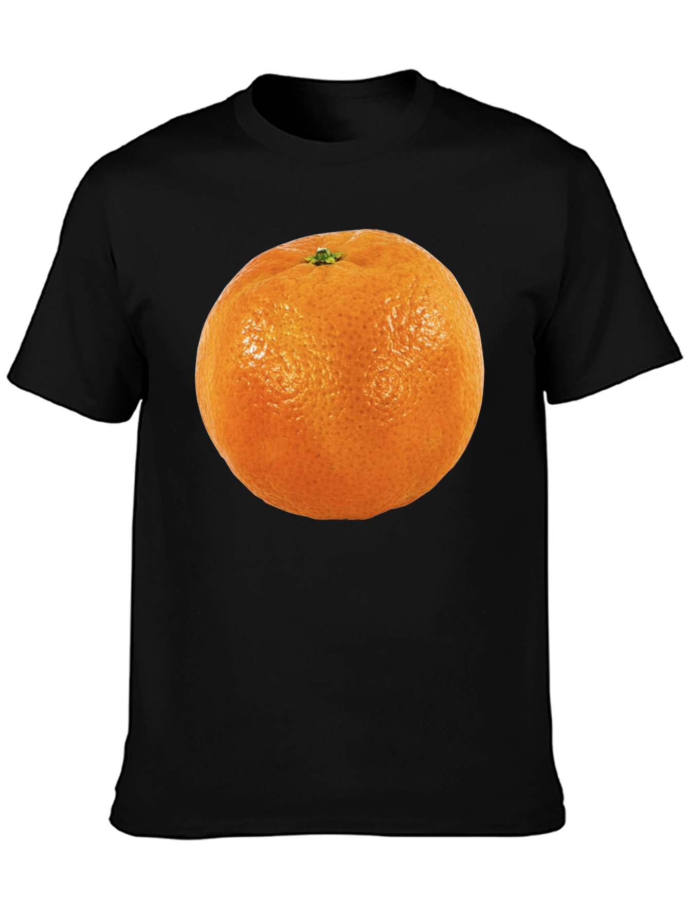 Orange Fruit Graphic T-Shirt - Casual Cotton Tee