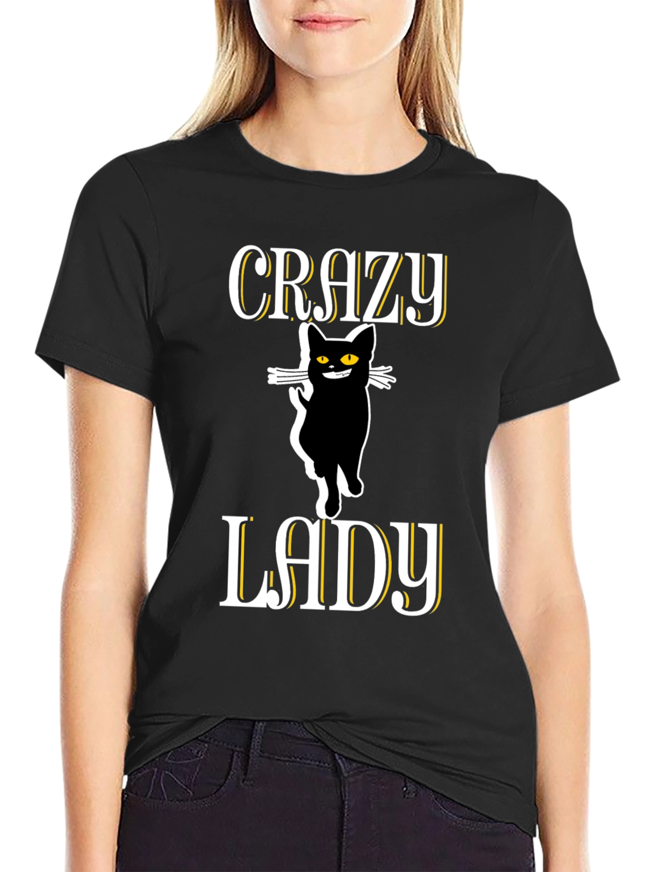Crazy Cat Lady T-Shirt - Fun & Quirky Tee