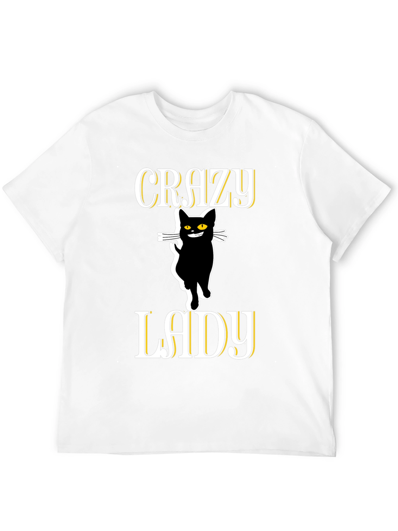 Crazy Cat Lady T-Shirt - Fun & Quirky Tee