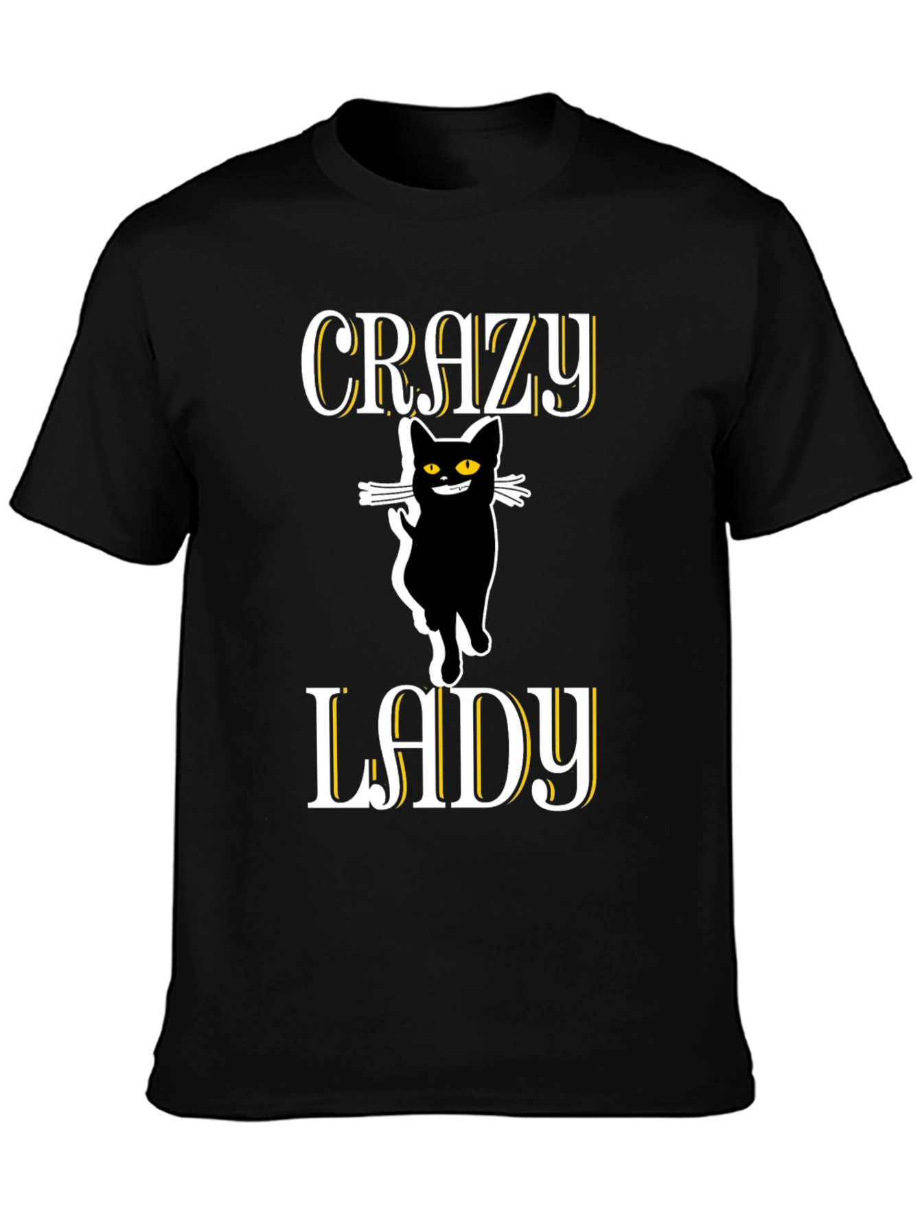 Crazy Cat Lady T-Shirt - Fun & Quirky Tee