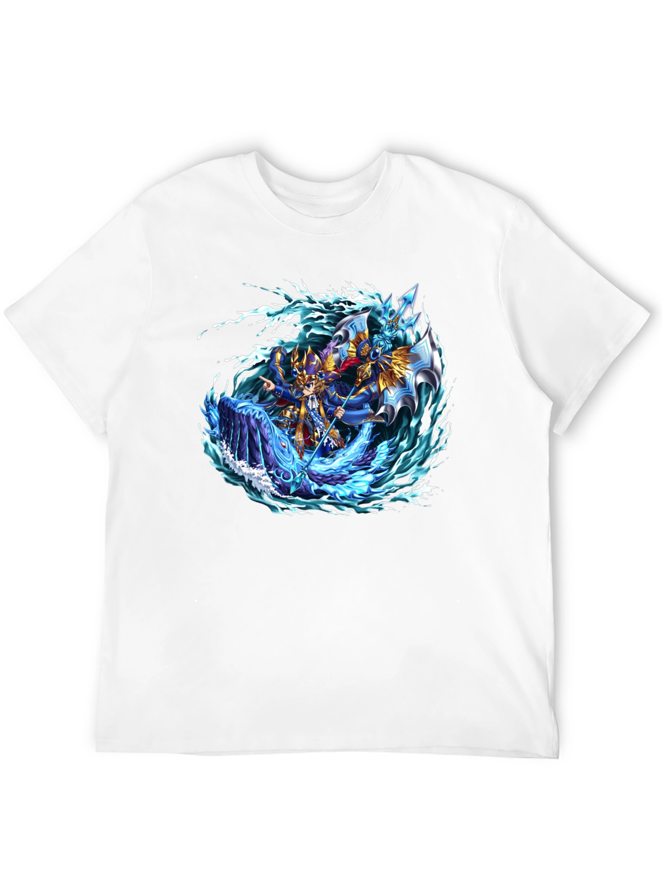 Yu-Gi-Oh! T-Shirt - Dark Magician of Chaos Water Graphic