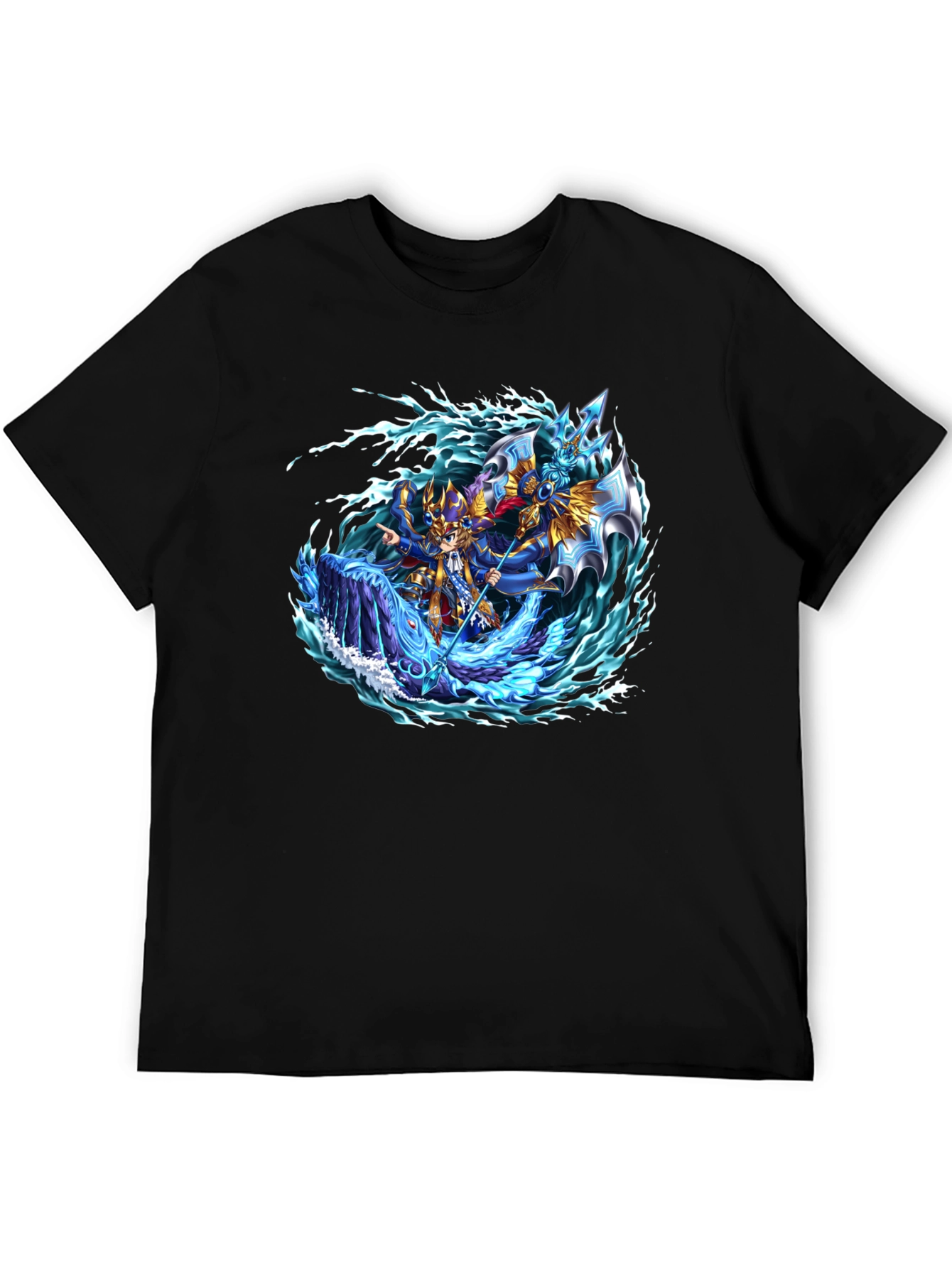 Yu-Gi-Oh! T-Shirt - Dark Magician of Chaos Water Graphic
