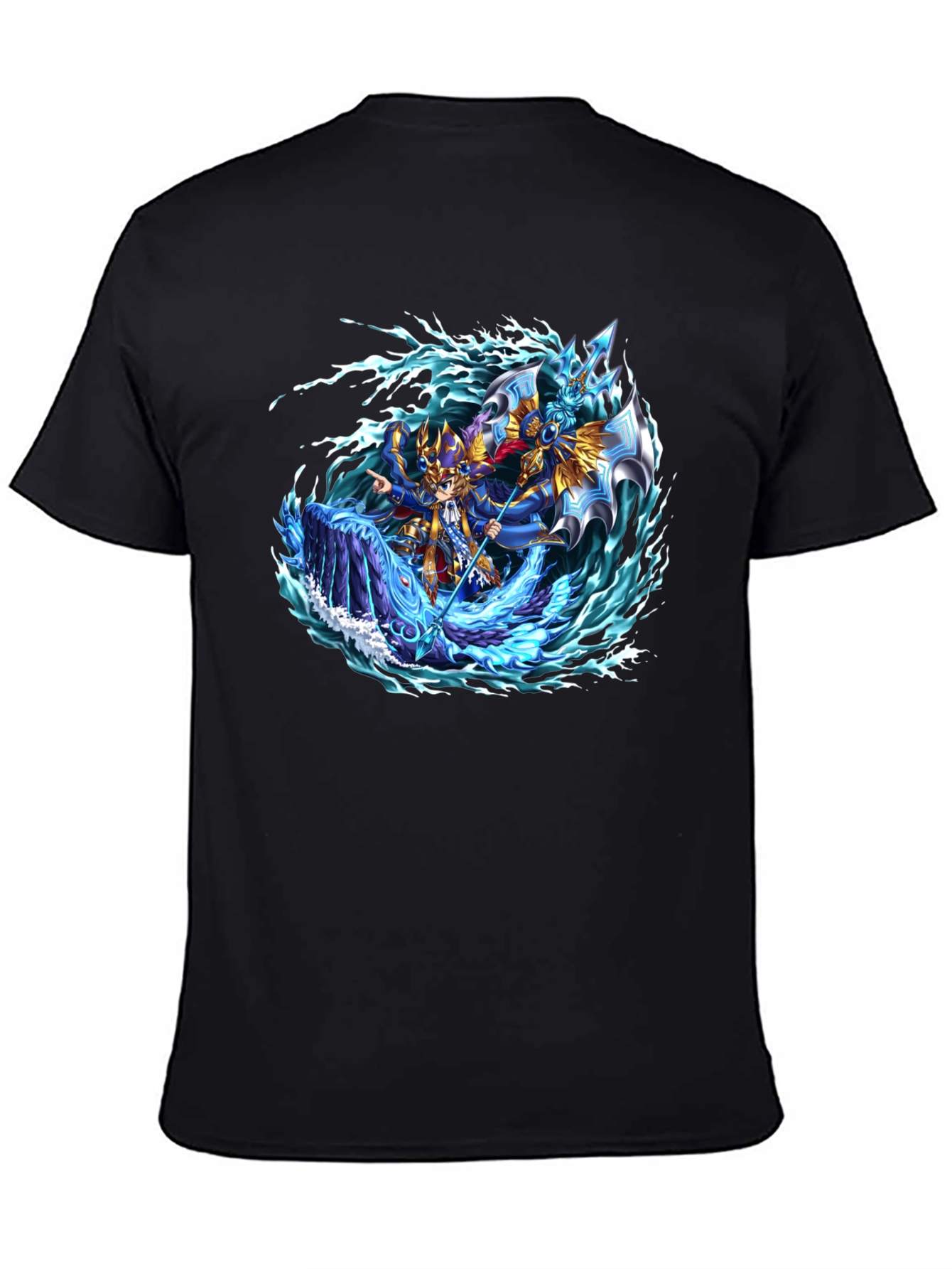 Yu-Gi-Oh! T-Shirt - Dark Magician of Chaos Water Graphic