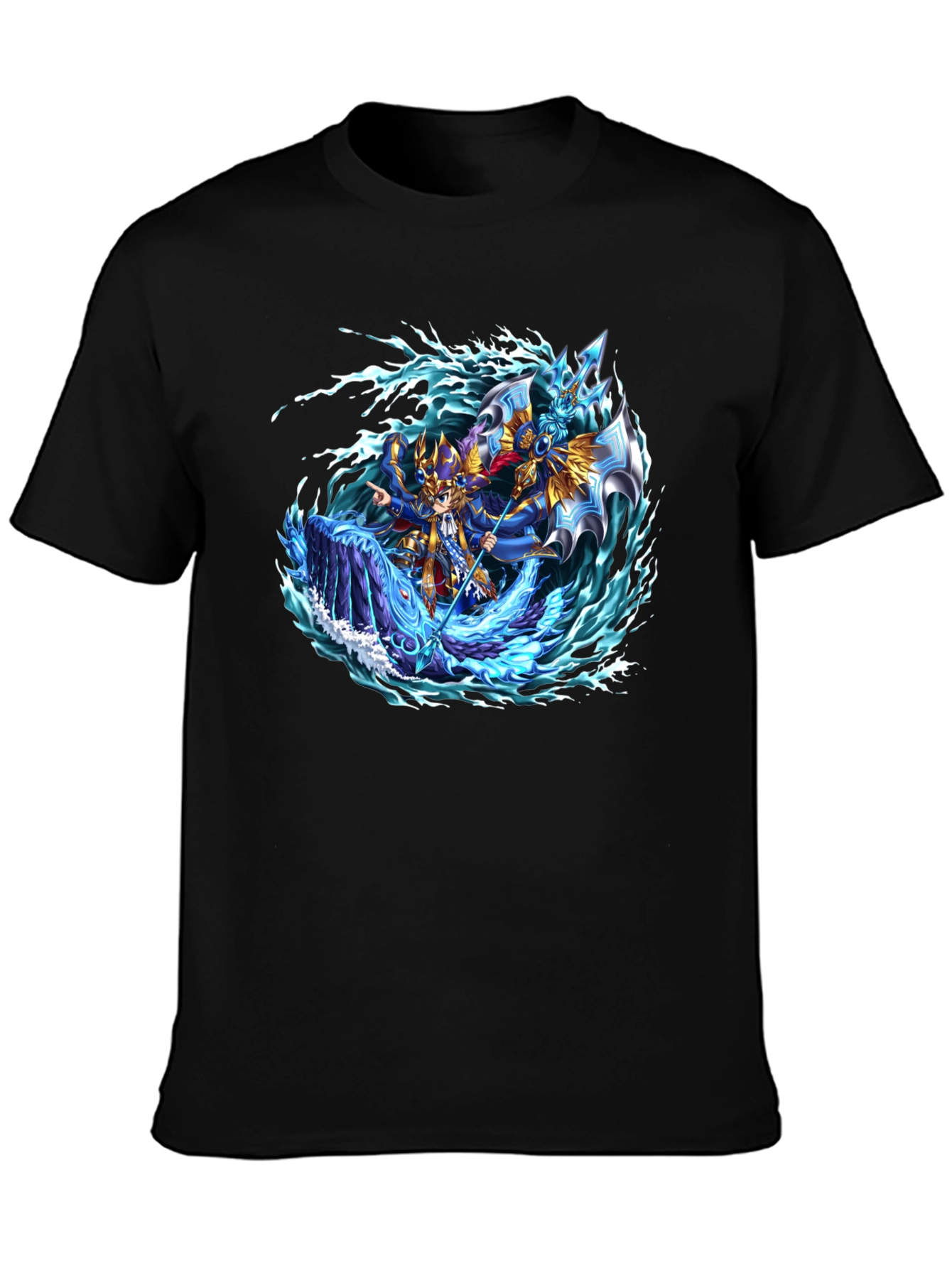 Yu-Gi-Oh! T-Shirt - Dark Magician of Chaos Water Graphic
