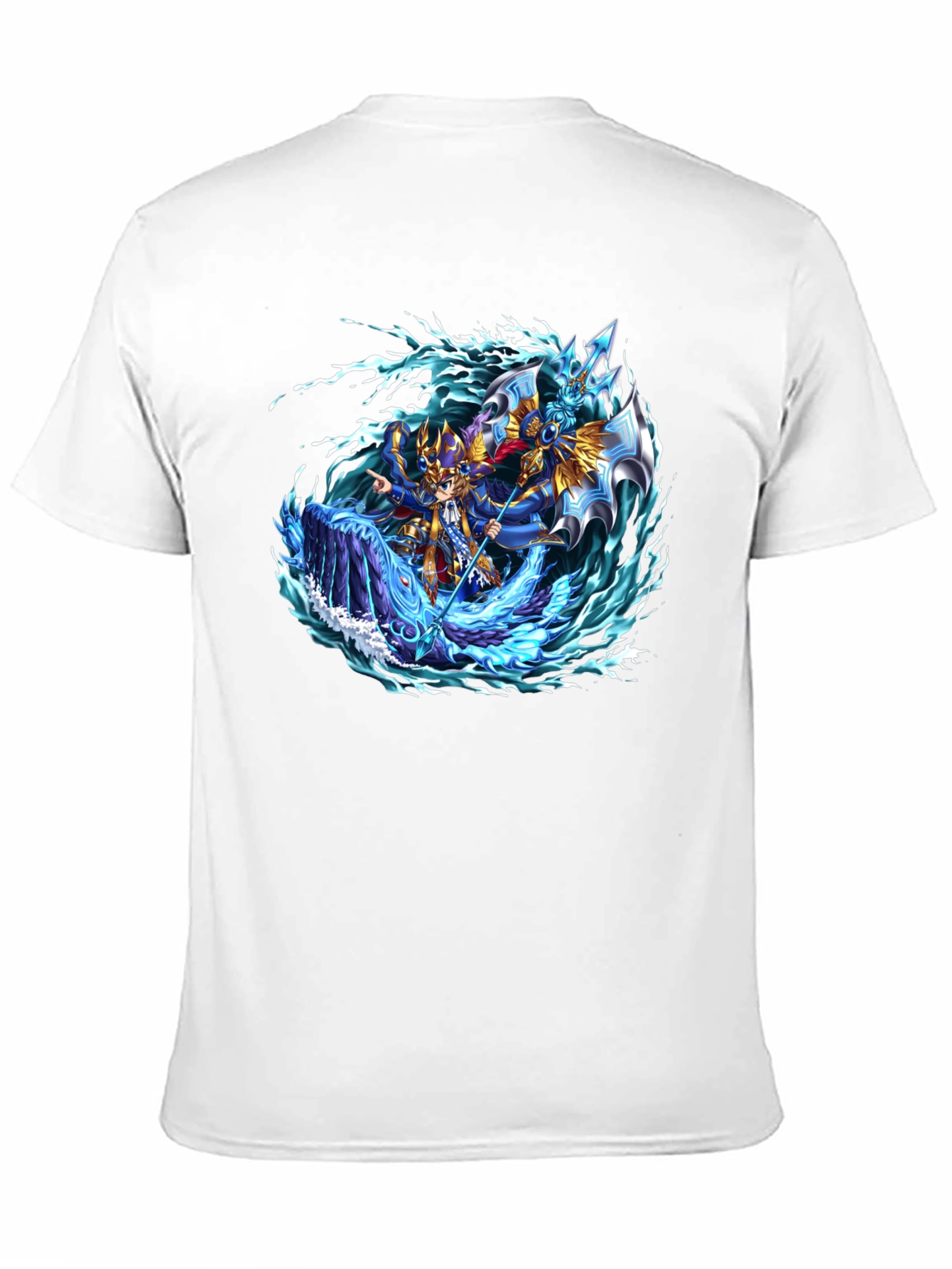 Yu-Gi-Oh! T-Shirt - Dark Magician of Chaos Water Graphic