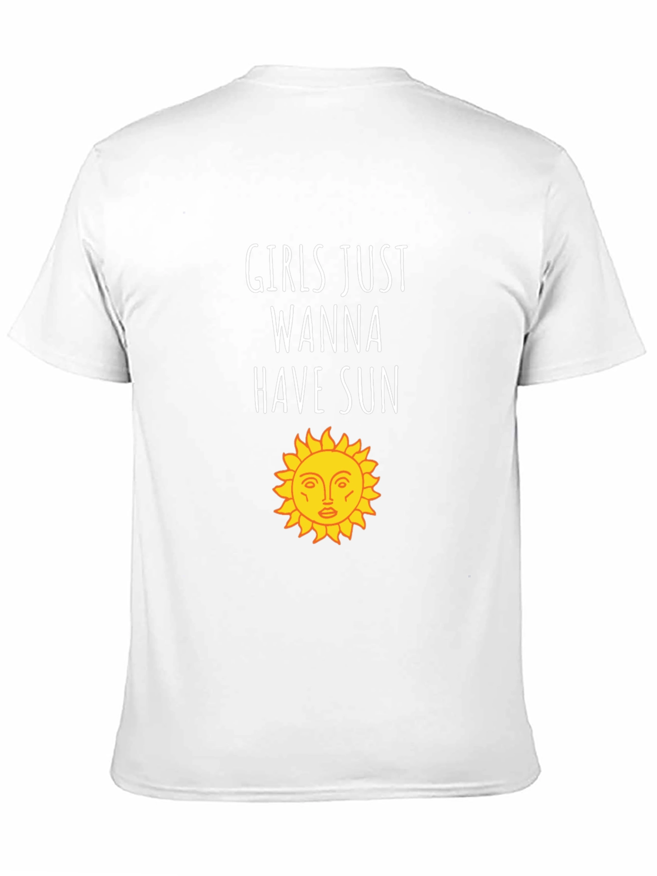 Girls Just Wanna Have Sun Graphic Tee - Black