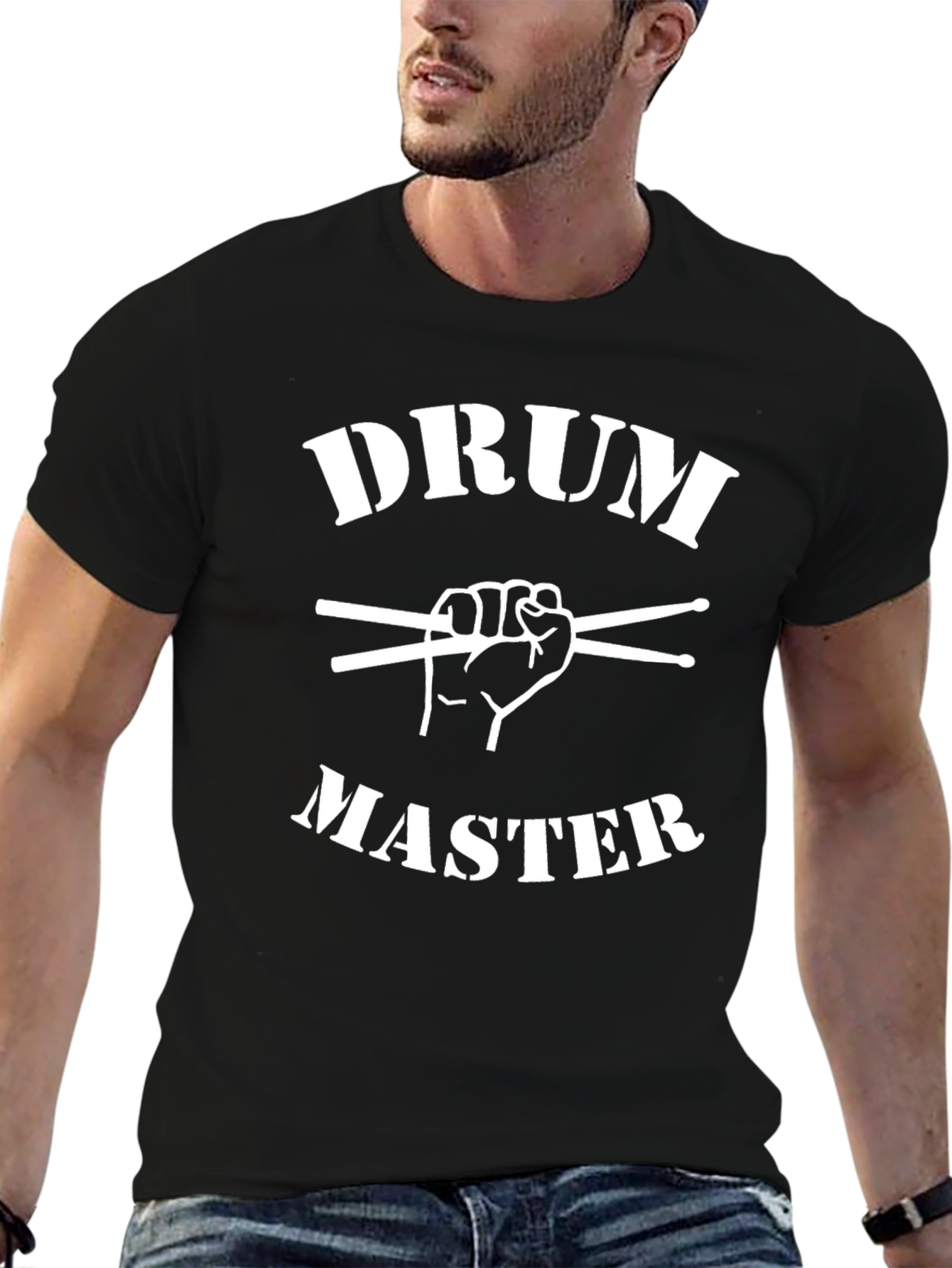 Drum Master Graphic Tee - Music Lover Shirt