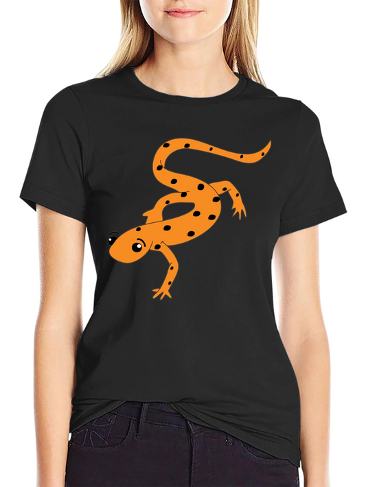 Salamander Graphic T-Shirt - Black