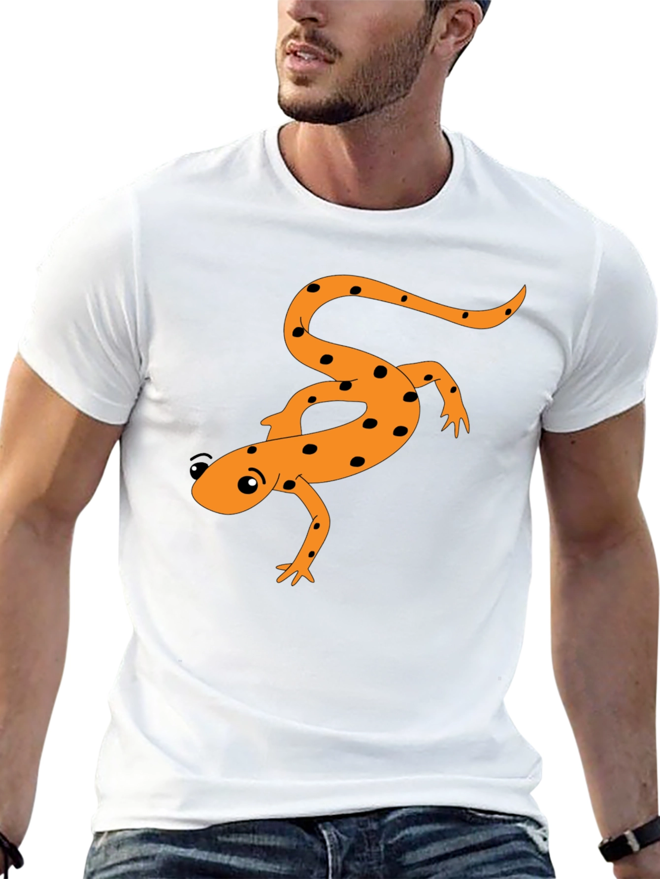 Salamander Graphic T-Shirt - Black