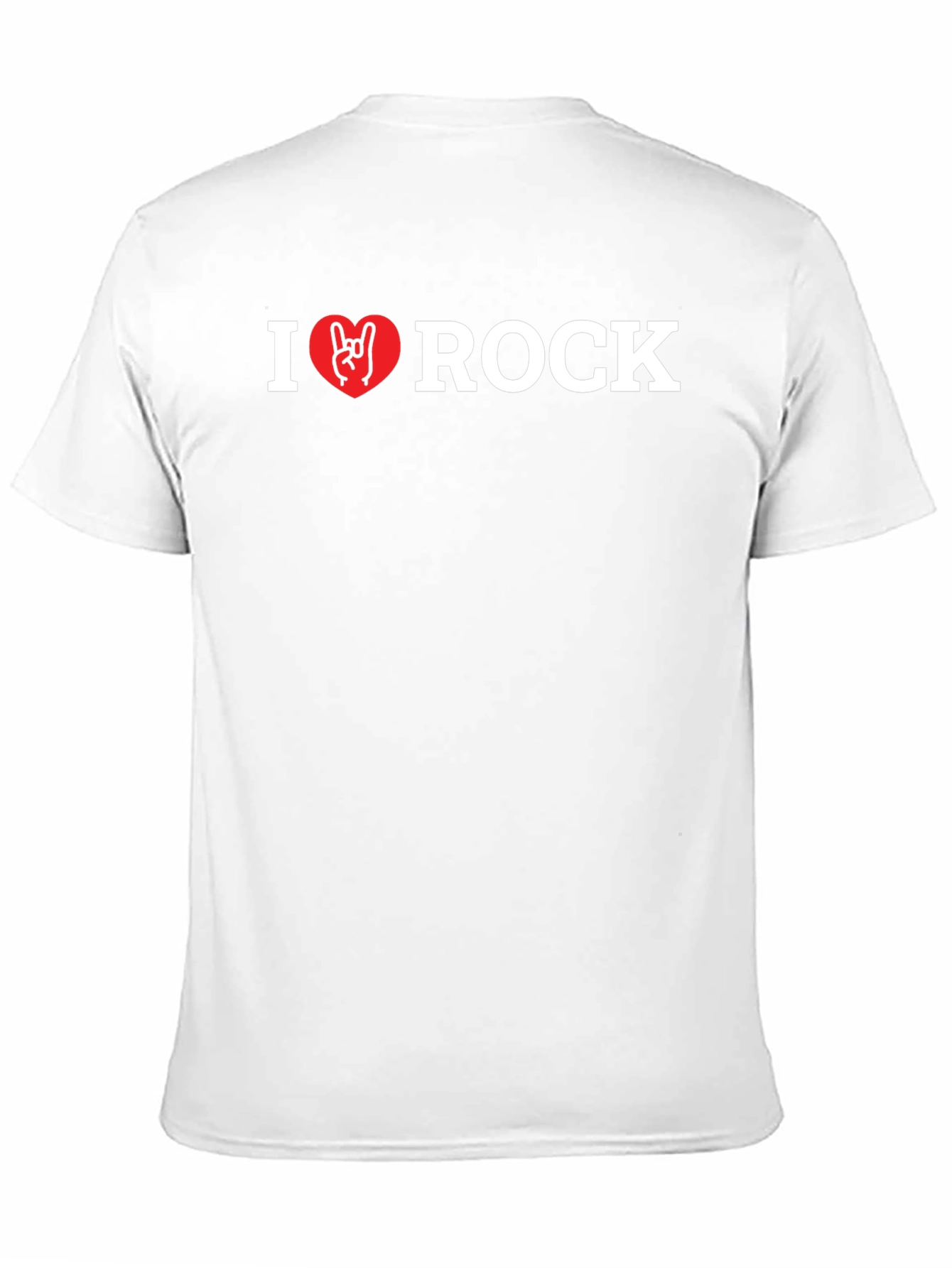 I Heart Rock Black T-Shirt