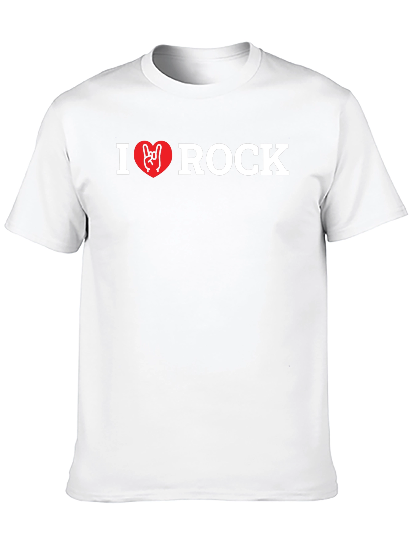 I Heart Rock Black T-Shirt