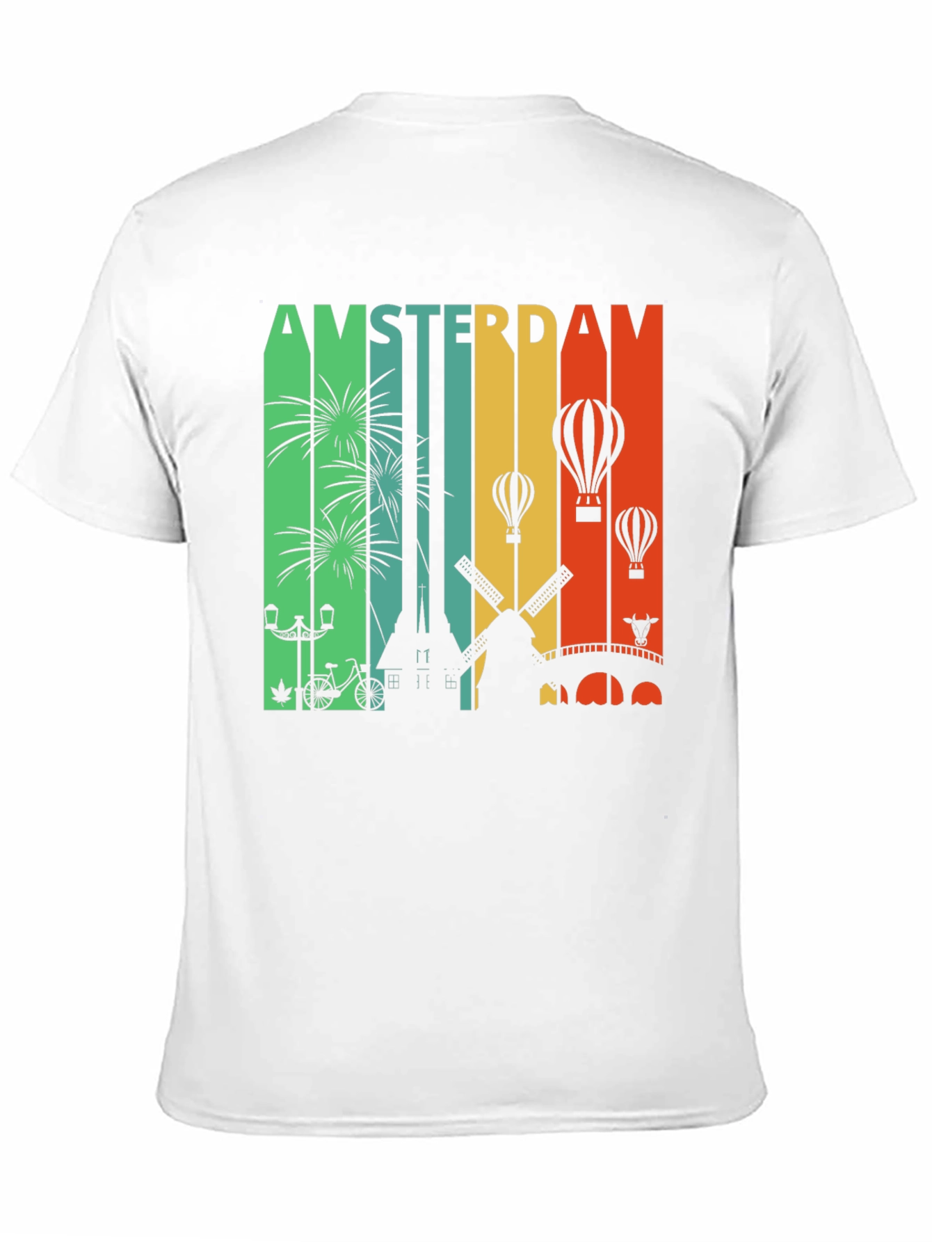 Amsterdam Cityscape Graphic Tee