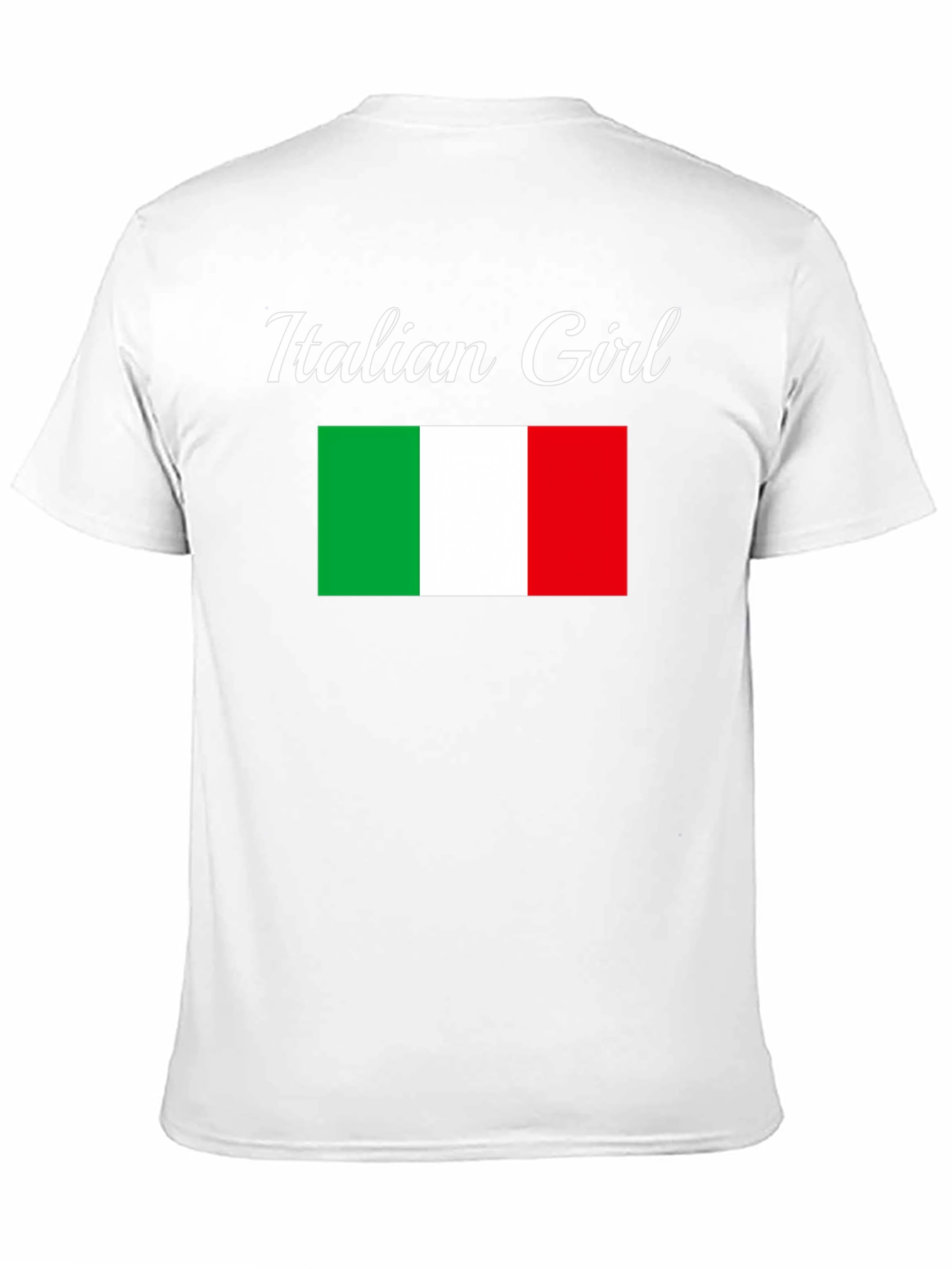 Italian Girl T-Shirt - Italy Flag Tee