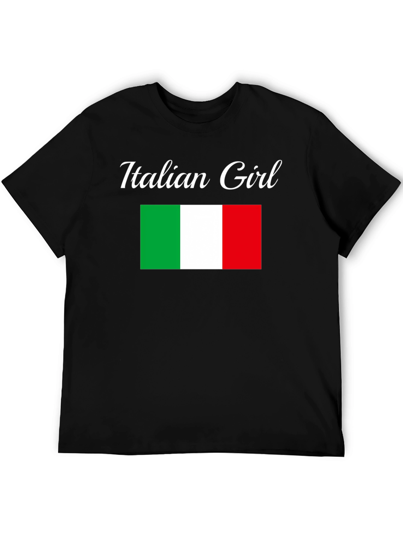 Italian Girl T-Shirt - Italy Flag Tee