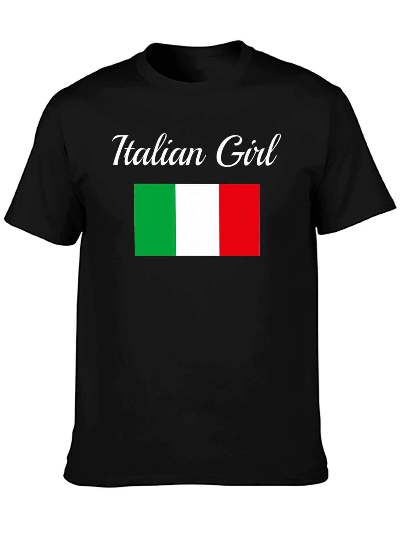 Italian Girl T-Shirt - Italy Flag Tee