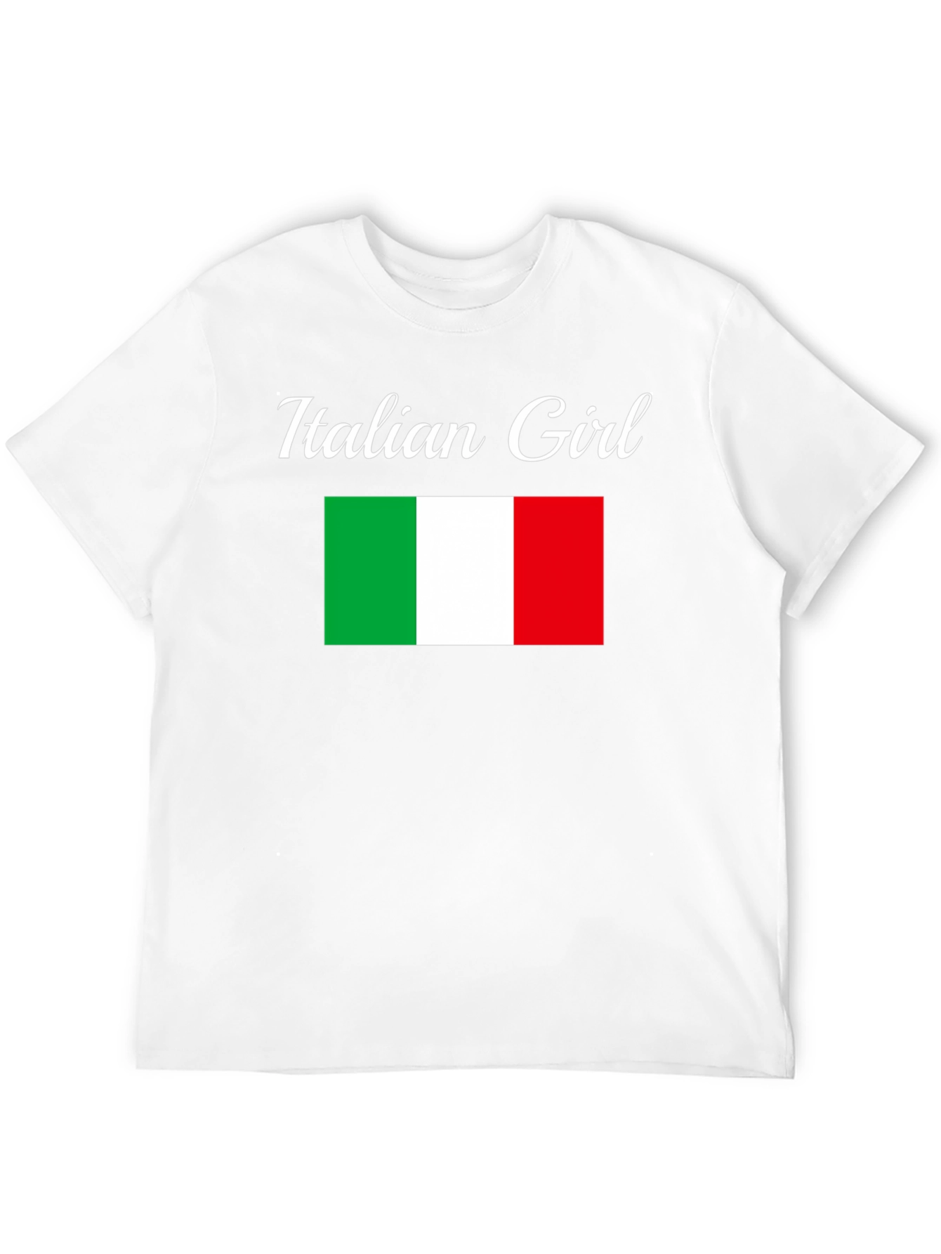 Italian Girl T-Shirt - Italy Flag Tee