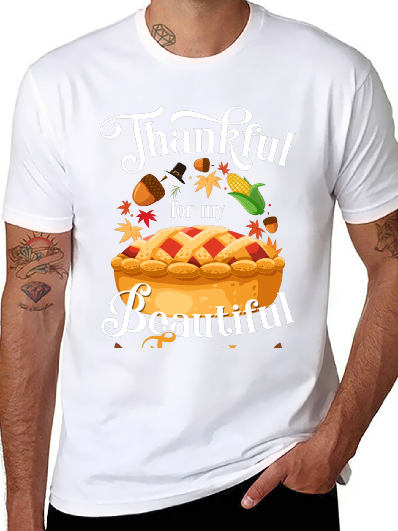 Thankful Pie Graphic T-Shirt